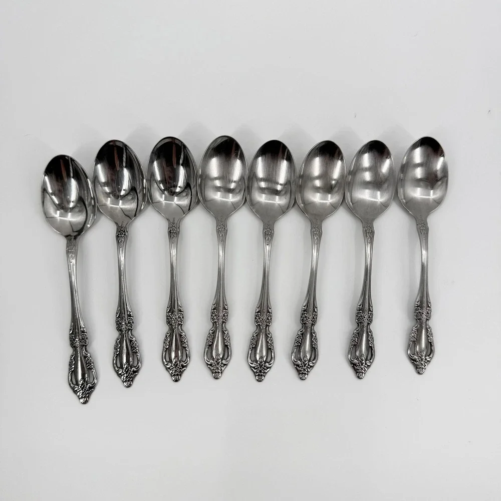 Oneida Distinction Deluxe Raphael Stainless Steel Set 8 Tablespoons 7